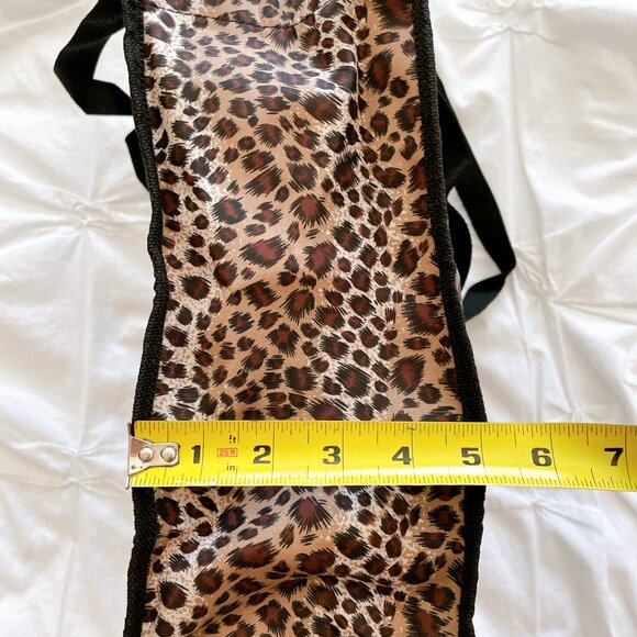 Brown & Black leopard print shoulder tote purse - Picture 4 of 4